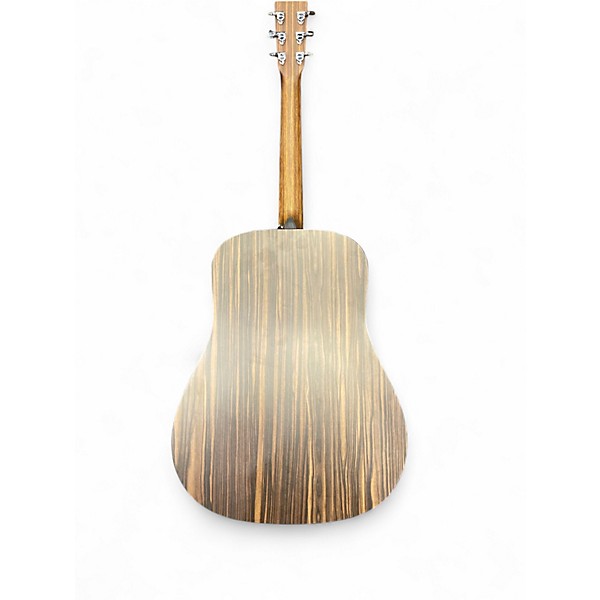 Used Martin DX2AE MACASSAR Natural Acoustic Electric Guitar