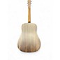 Used Martin DX2AE MACASSAR Natural Acoustic Electric Guitar