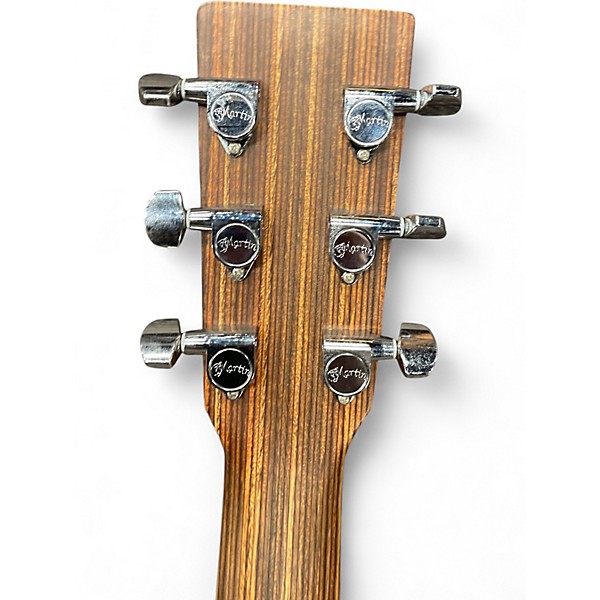 Used Martin DX2AE MACASSAR Natural Acoustic Electric Guitar