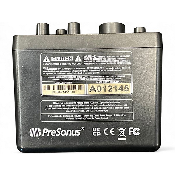 Used PreSonus AUDIOBOX GO Audio Interface