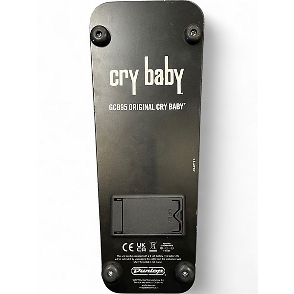 Used Dunlop GCB95 Original Crybaby Wah Effect Pedal