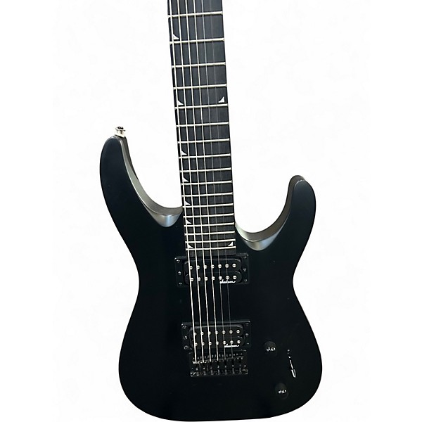 Used Jackson JS22-7 Dinky 7 String Black Solid Body Electric Guitar