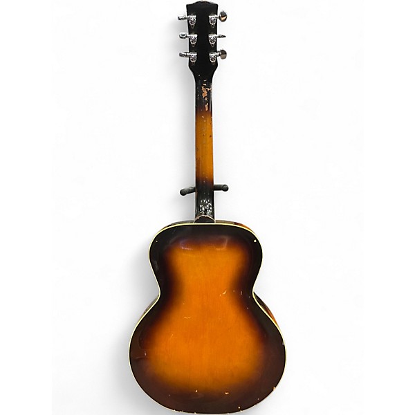 Vintage 1950s Archtop VINTAGE 2 Color Sunburst Acoustic Electric Guitar