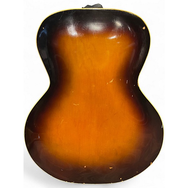 Vintage 1950s Archtop VINTAGE 2 Color Sunburst Acoustic Electric Guitar