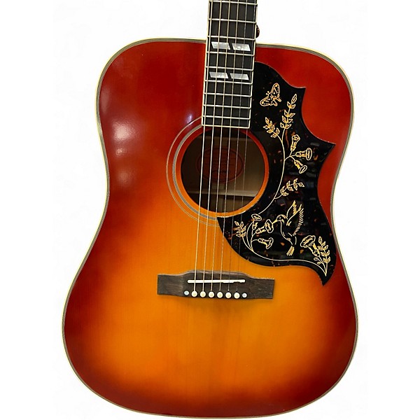 Used Epiphone INSPIRED BY GIBSON HUMMINGBIRD 1960 Heritage Cherry Acoustic Electric Guitar