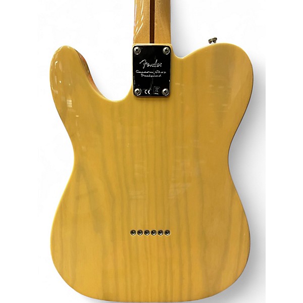 Used Fender Classic Player Baja Telecaster Blonde Solid Body Electric Guitar