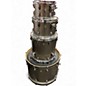 Used Ludwig 4 Piece Keystone X Silver Sparkle Drum Kit thumbnail