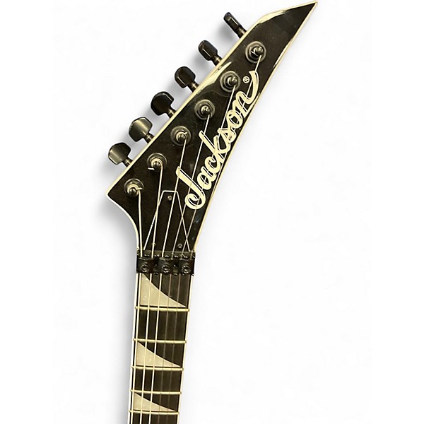 Used Jackson JS32T Kelly W/ MOLDED CASE White Solid Body Electric Guitar