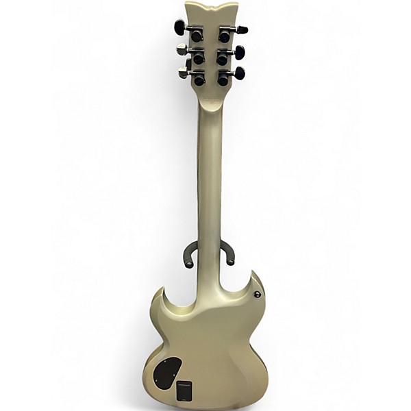 Used Schecter Guitar Research SII Platinum Silver Solid Body Electric Guitar