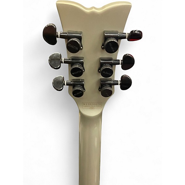 Used Schecter Guitar Research SII Platinum Silver Solid Body Electric Guitar