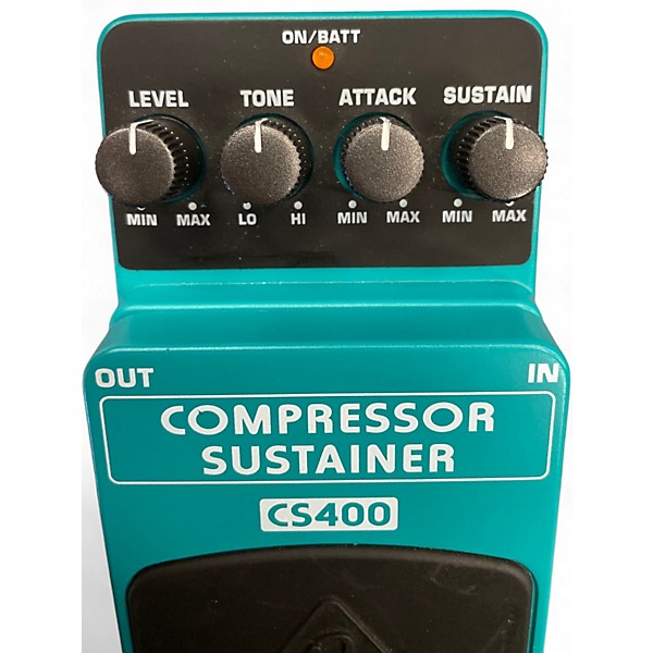 Used Behringer CS400 Compressor Sustainer Effect Pedal