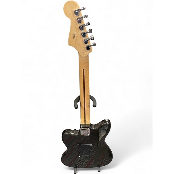 Used Squier Affinity Series Jazzmaster Metallic Black Solid Body Electric Guitar