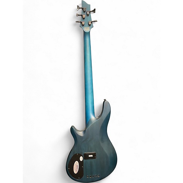 Used Schecter Guitar Research C5 GT Blue Electric Bass Guitar