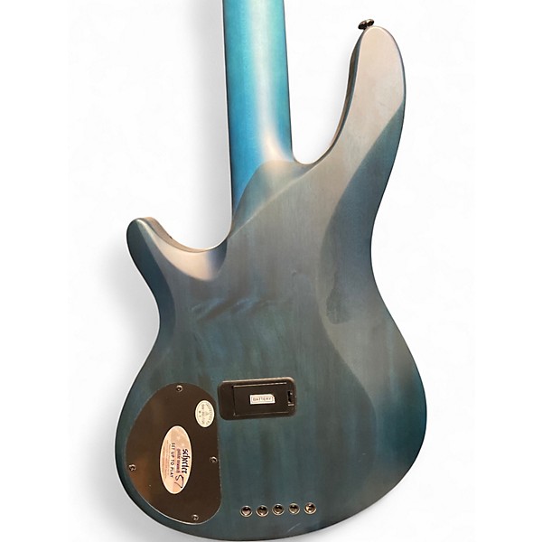 Used Schecter Guitar Research C5 GT Blue Electric Bass Guitar