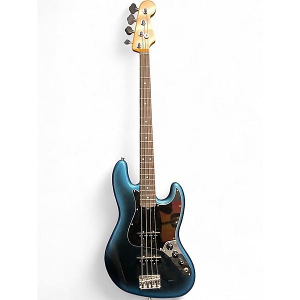 Used Fender American Professional II Jazz Bass Blue Electric Bass Guitar