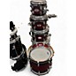 Used PDP by DW 6 Piece X7 Black Cherry Drum Kit