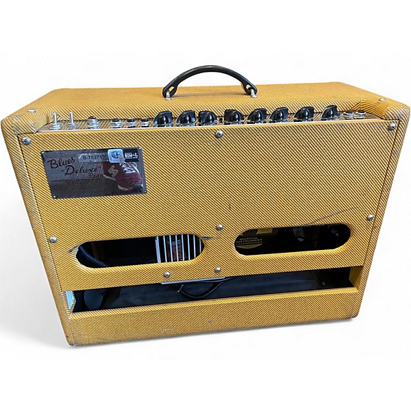 Used Fender Blues Deluxe Reissue 40W 1x12 Tweed Tube Guitar Combo Amp