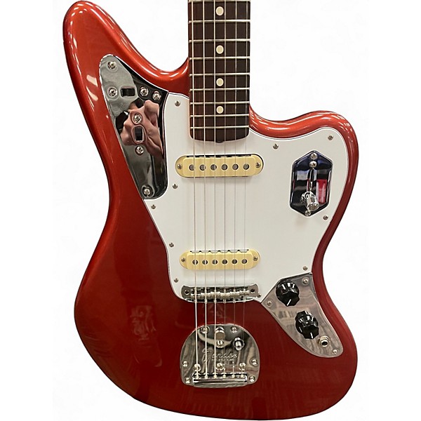 Used Fender Johnny Marr Signature Jaguar Copper Solid Body Electric Guitar