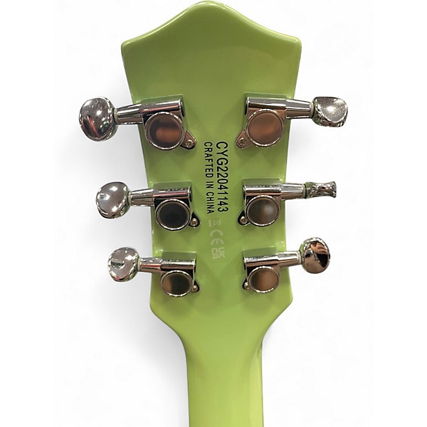 Used Gretsch Guitars g5232t Green Solid Body Electric Guitar