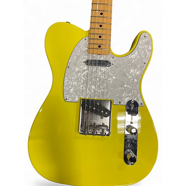Used Fender MIJ Limited International Color Yellow Solid Body Electric Guitar