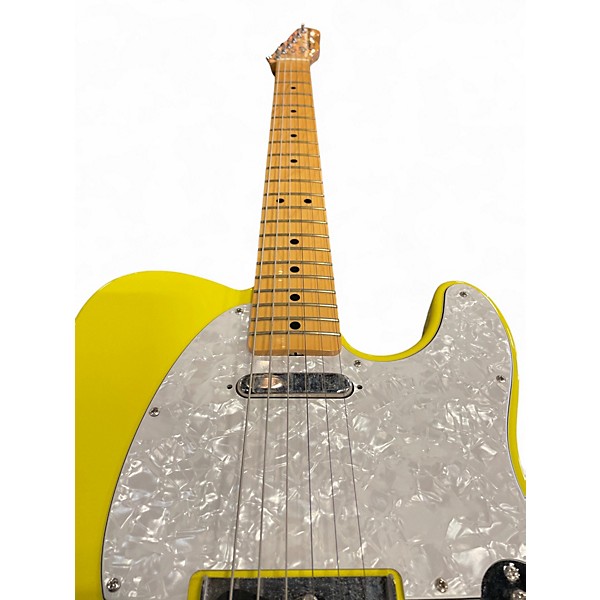 Used Fender MIJ Limited International Color Yellow Solid Body Electric Guitar