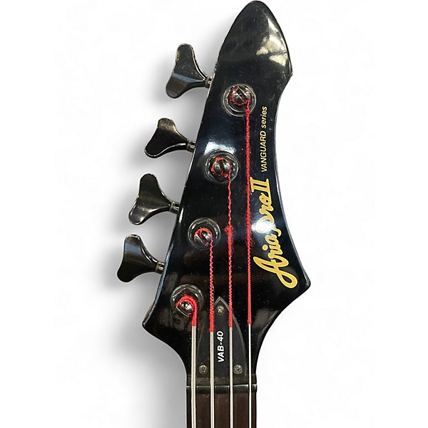 Used Aria VAB-40 Black Electric Bass Guitar