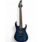 Used Ibanez GRG7221 Blue Sunburst Solid Body Electric Guitar thumbnail