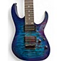 Used Ibanez GRG7221 Blue Sunburst Solid Body Electric Guitar