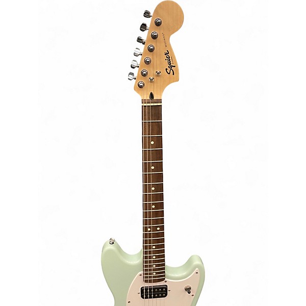 Used Squier Bullet Mustang HH Seafoam Green Solid Body Electric Guitar