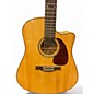 Used Seagull Performer CW Flame QIT Natural Acoustic Electric Guitar
