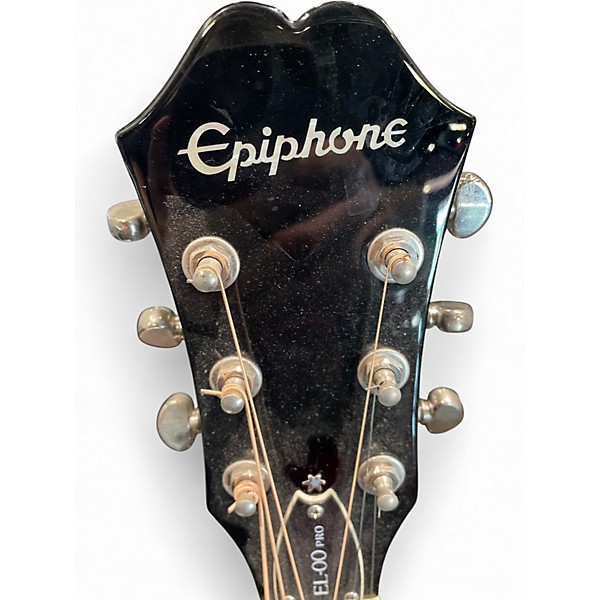 Used Epiphone EL00 Pro 2 Color Sunburst Acoustic Electric Guitar