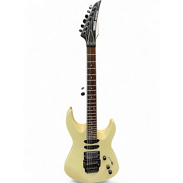 Used Yamaha RGX612S Pearl White Solid Body Electric Guitar
