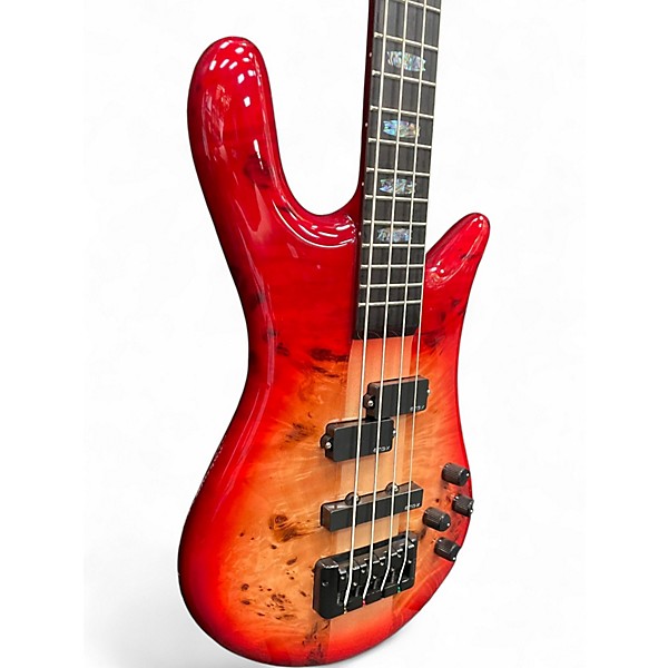 Used Spector EURO 4 CUSTOM Red Electric Bass Guitar