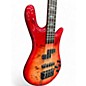 Used Spector EURO 4 CUSTOM Red Electric Bass Guitar