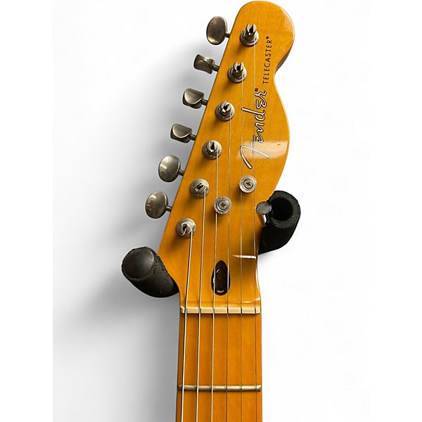 Used 2014 Fender Modern Player Telecaster Plus Honey Burst Solid Body Electric Guitar