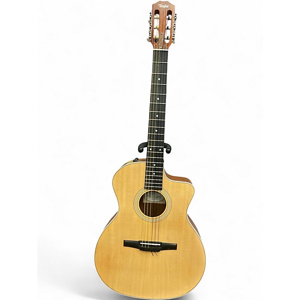 Used Taylor 214CEN Natural Classical Acoustic Electric Guitar