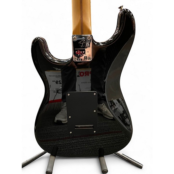 Used Fender Player Plus Stratocaster HSS Black Solid Body Electric Guitar