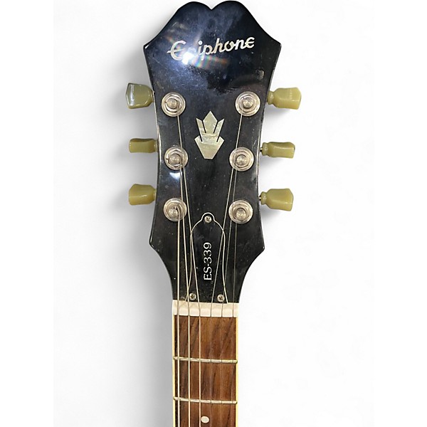 Used Epiphone ES339 Black Hollow Body Electric Guitar