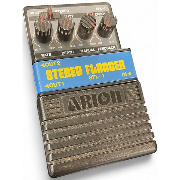 Used Arion STEREO FLANGER Effect Pedal