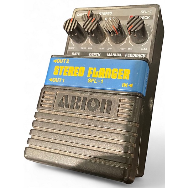 Used Arion STEREO FLANGER Effect Pedal