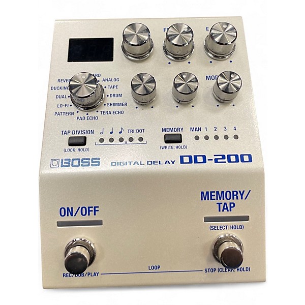 Used BOSS DD200 Digital Delay Effect Pedal