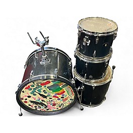 Used TAMA 4 Piece Imperialstar Black Drum Kit