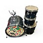 Used TAMA 4 Piece Imperialstar Black Drum Kit thumbnail