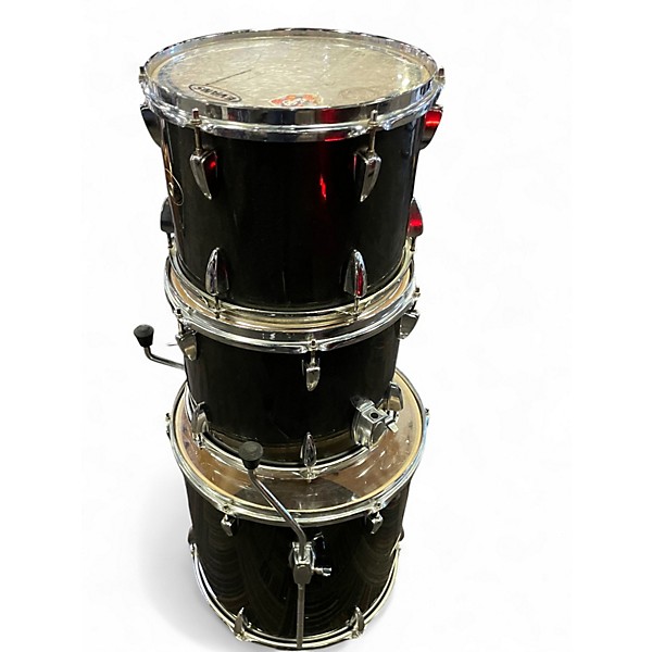 Used TAMA 4 Piece Imperialstar Black Drum Kit