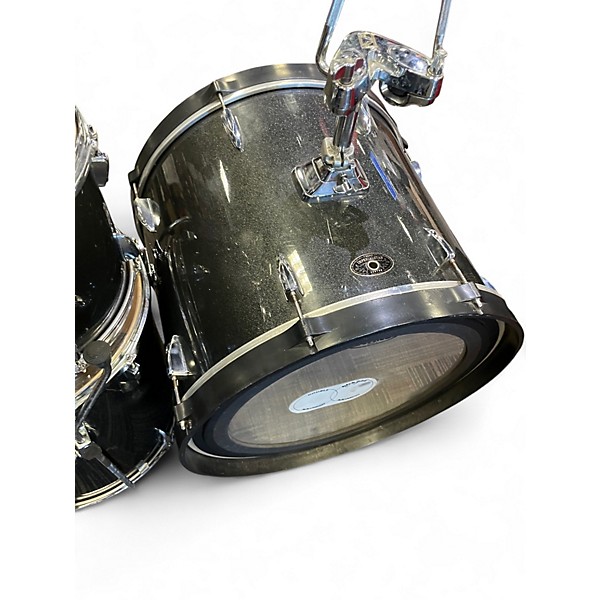 Used TAMA 4 Piece Imperialstar Black Drum Kit