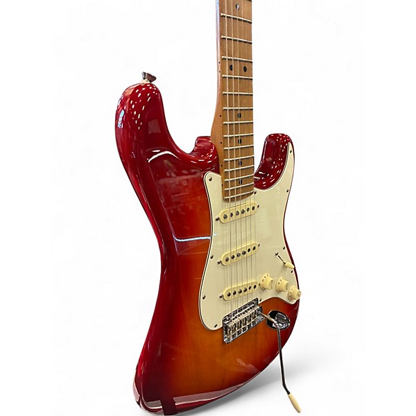 Used Fender American Professional Stratocaster SSS Cherry Sunburst Solid Body Electric Guitar