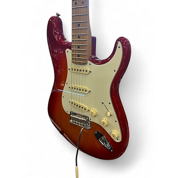 Used Fender American Professional Stratocaster SSS Cherry Sunburst Solid Body Electric Guitar