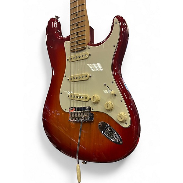 Used Fender American Professional Stratocaster SSS Cherry Sunburst Solid Body Electric Guitar