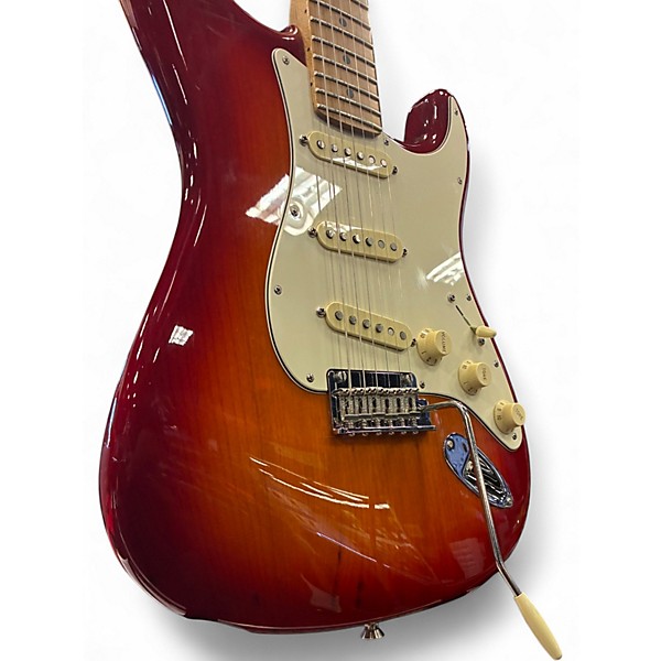 Used Fender American Professional Stratocaster SSS Cherry Sunburst Solid Body Electric Guitar
