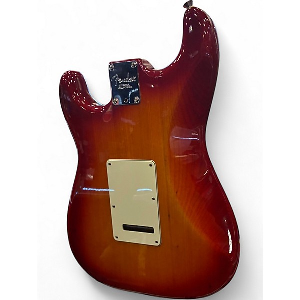 Used Fender American Professional Stratocaster SSS Cherry Sunburst Solid Body Electric Guitar